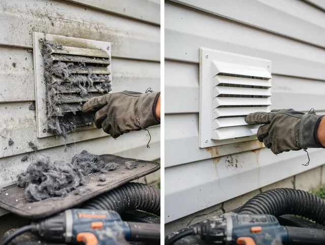 Residential dryer vent cleaning by Monroe Dryer Vent Cleaning in Monroe